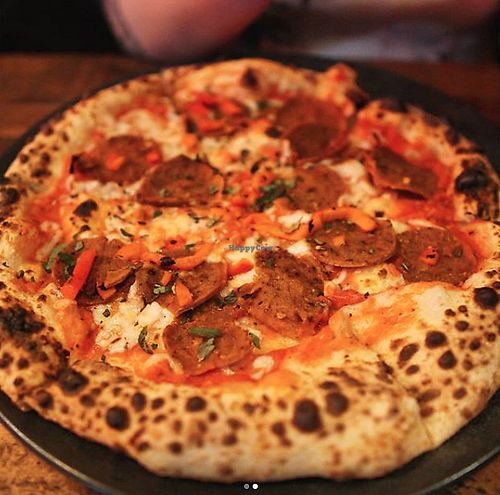 Pepperoni Pizza at Red Sparrow Pizza in Collingwood