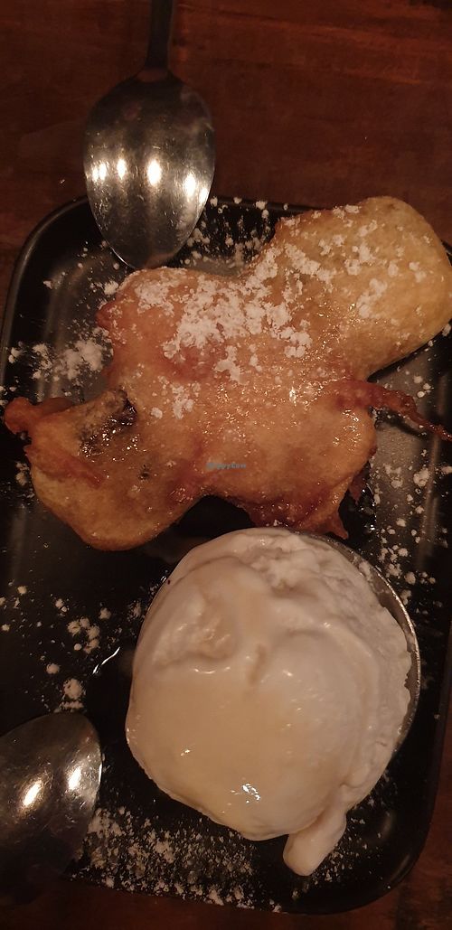 Fried Mars Bar at Red Sparrow Pizza in Collingwood