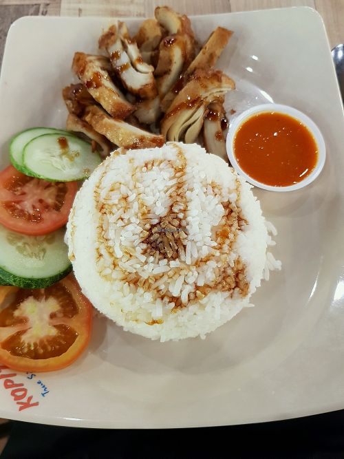 veg chicken rice at e Veg 益素食 - IMM Building in West Singapore