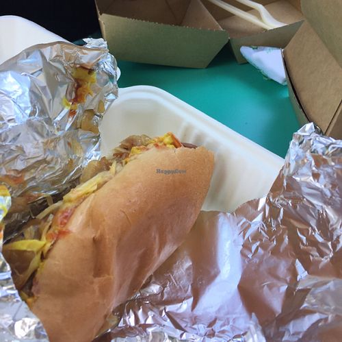 hot dog at The Cake Collective in Moonee Ponds