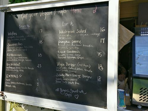 menu at The Cake Collective in Moonee Ponds