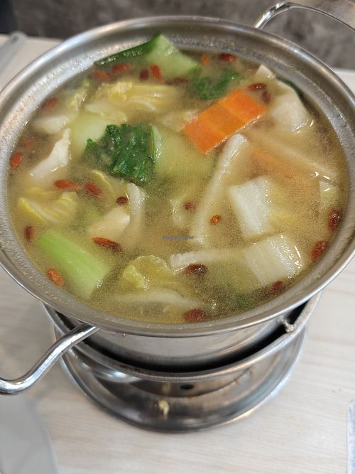 Hotpot at Zhen Xiang Vegetarian in North Singapore