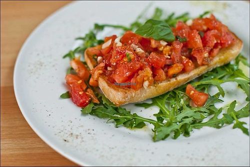 Bruschetta with tomatoes, basil and garlic :) at Tito Tito in Gliwice
