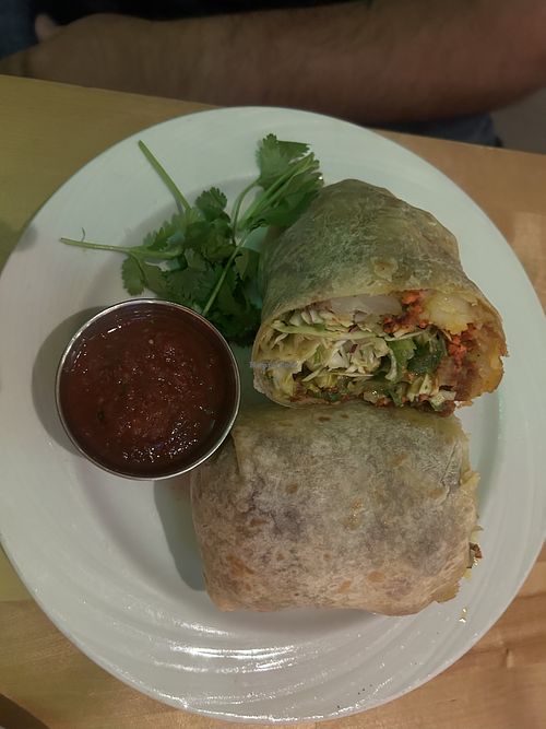 VCC - anchiote burrito - delicious!   at Orphan Breakfast House in Sacramento