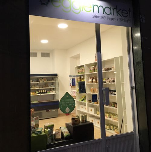 Outside at Veggie Market  in Turin