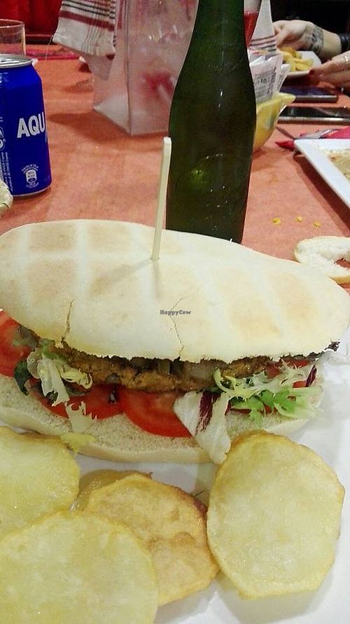hamburguesa at El Almirez in Aranjuez