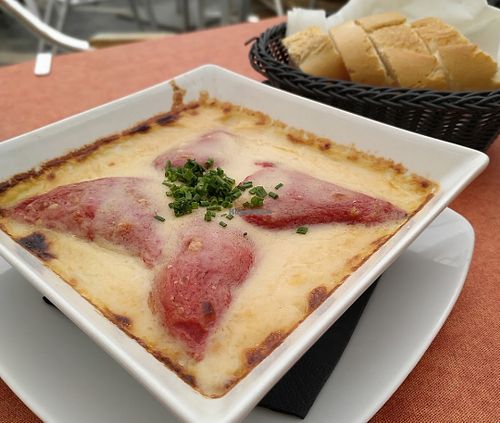 Pimientos rellenos (Vegan) at El Almirez in Aranjuez