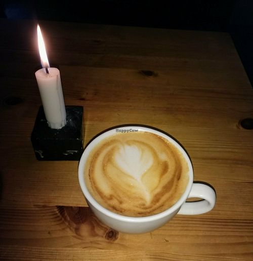 Vegan Oat Milk Cappuccino at Coffee and Eat in Odense