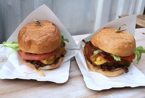 Burgers  at Vegan.FTK in Moscow