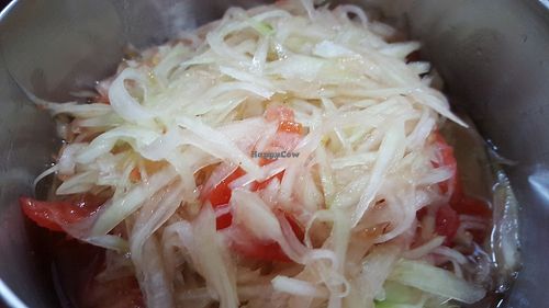 som tum at Pang Vegetarian in Udon Thani