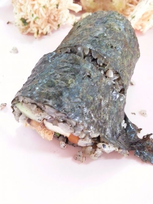 sushi at Pang Vegetarian in Udon Thani