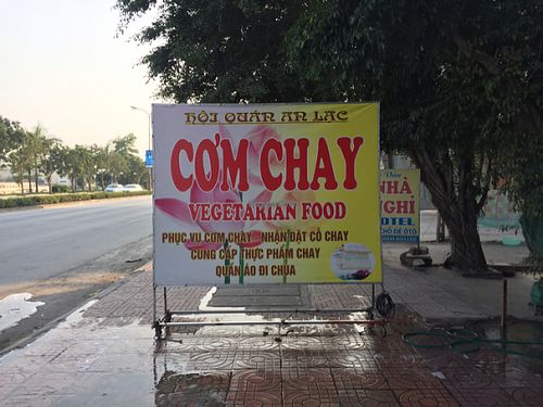 biiig sign! at An Lac in Ninh Binh