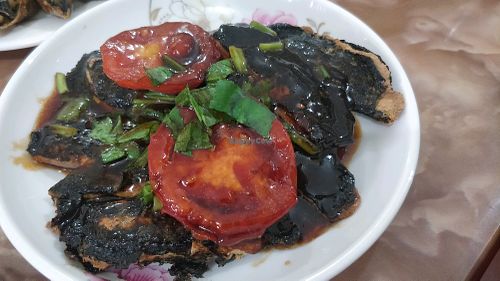 vegan "fish" at An Lac in Ninh Binh