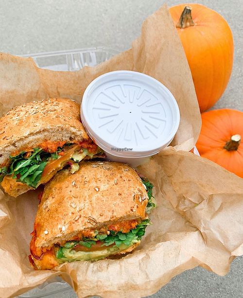 hummus sandwich  at Even Stevens Sandwiches in Logan