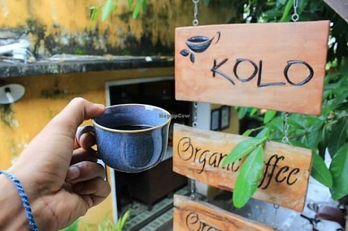 Organic coffee at KOLO in Hoi An