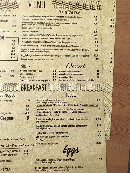 Part3 at Organic Cafe in Fuengirola