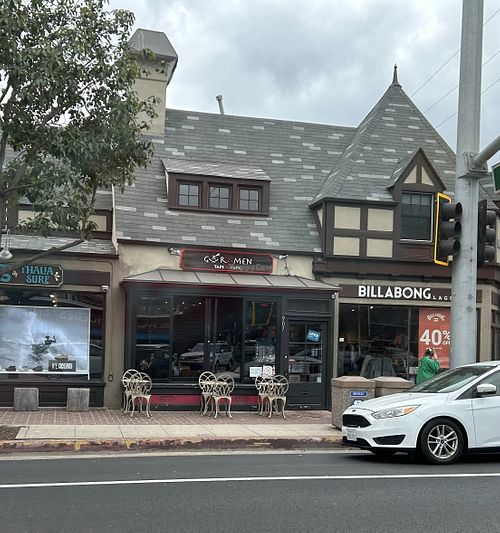 From the street  at Gu Ramen Taps and Tapas in Laguna Beach