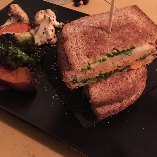 beetroot sandwich at Gorilla in Turin