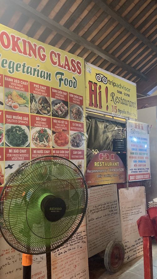 Shop front  at Hi Foodcourt Stall in Hoi An
