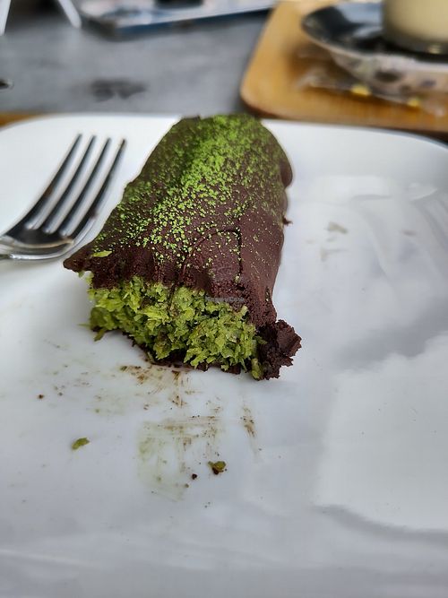 Matcha bounty at Kaffabar in Brussels