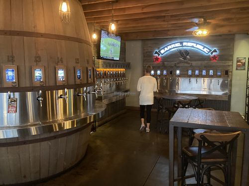 Self serve beer wine and cider   at Barrel Republic in Carlsbad