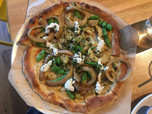 Roasted Artichoke Pizza at True Food Kitchen in Fairfax