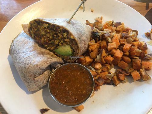 Vegan Chorizo Burrito  at True Food Kitchen in Fairfax