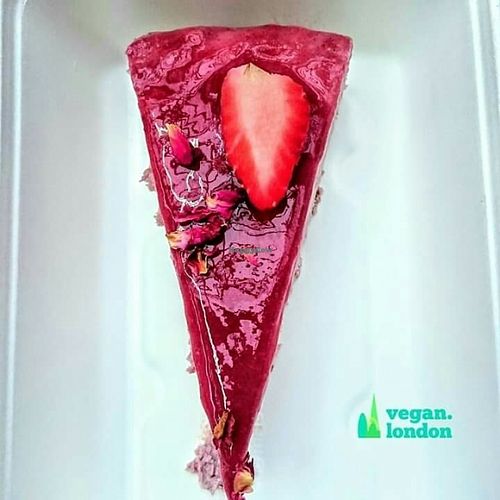 raw cheesecake  at Vantra Eden in West London