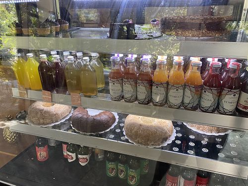 Drinks & desert at Luv Burger in Nosara