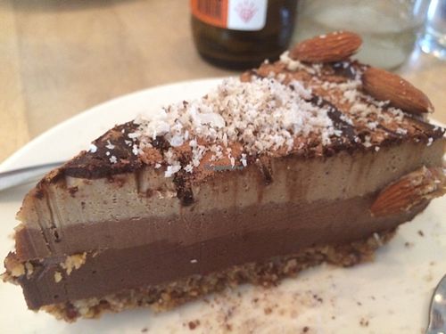 tiramisu cheesecake at Luv Burger in Nosara