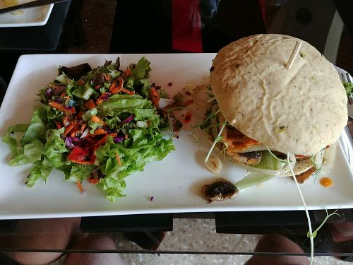 'Holy Guacamole' Burger at Luv Burger in Nosara