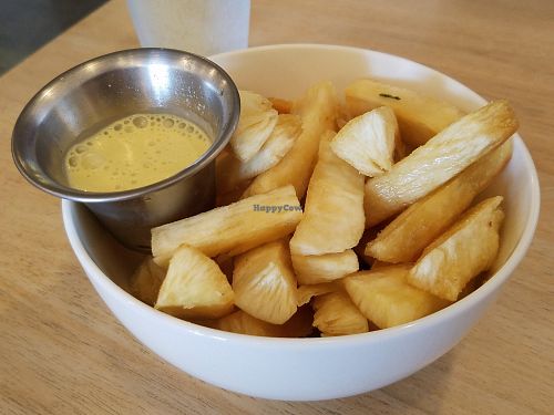 Yucca fries at Luv Burger in Nosara