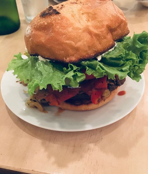 Phillycheese burger at Luv Burger in Nosara