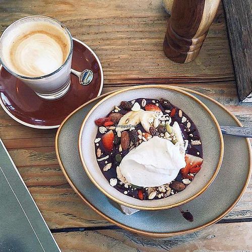 Açai Bowl at The Glass Onion Society in Long Jetty