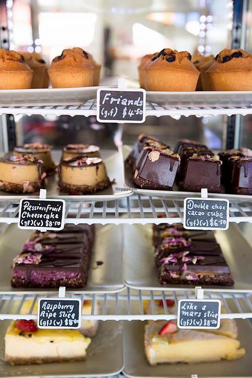 Vegan treats at The Glass Onion Society in Long Jetty