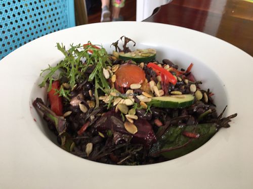 black bean salad at Villa 23 in Christchurch