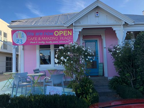 Street view at Villa 23 in Christchurch