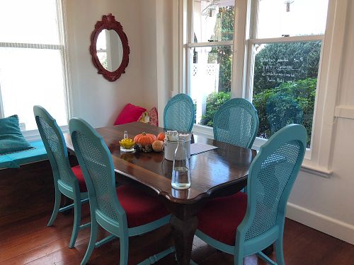 Seating at Villa 23 in Christchurch