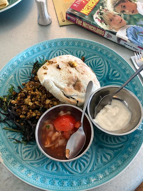 Jackfruit & pitta bread (sorry cant remember menu name) at Villa 23 in Christchurch