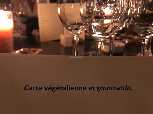 Separated vegan menu !  at Bo & Zin in Marrakech