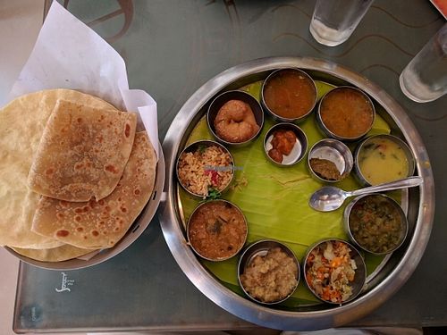 Yummy lunch Thali at Surguru - JN St in Pondicherry