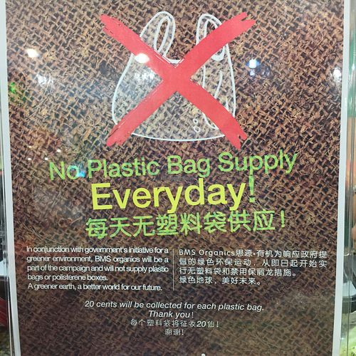 bring your own reusable bag :-) at BMS Organics - Eastern Mall in Kuala Lumpur