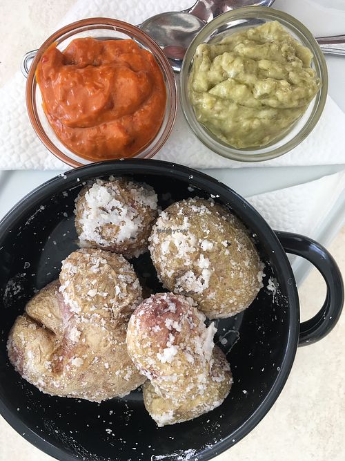Papas arrugadas  at Aqui y Ahora  in Lanzarote