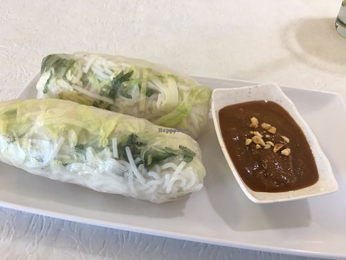 spring rolls with fried tofu- I didn't ask but I would have had steamed as a preference. at Pho Fresh in Fort Myers