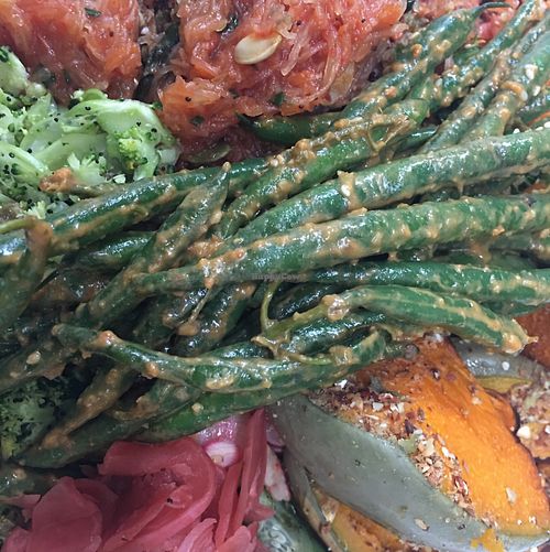 from their salad bar at Apothecary Kitchen in Hamilton