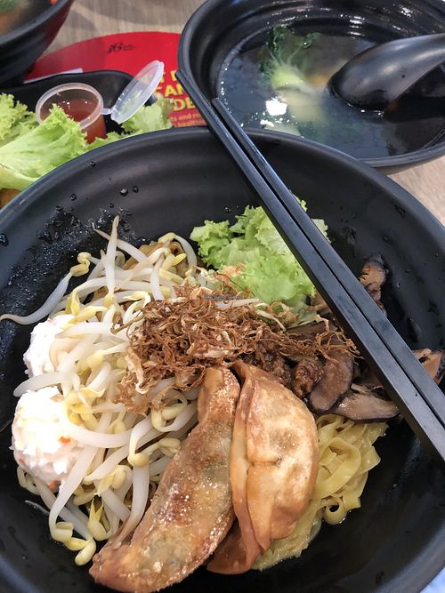 Wanton mee  at Greendot - Bugis Junction  in Central Singapore