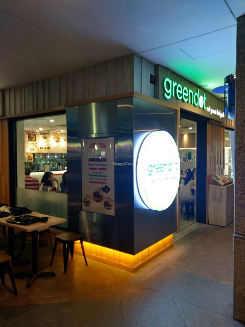 Outside at Greendot - Bugis Junction  in Central Singapore