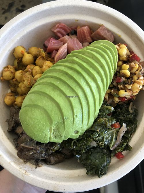 Buddha bowl! Signature item, so fresh and delicious  at Delicious Raw Kitchen and Juice Bar - maybe close in Estero