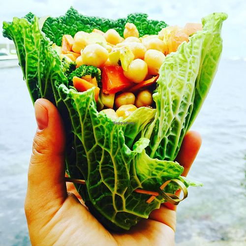 Chickpea Wrap at Vegan To Go in Simpson Bay