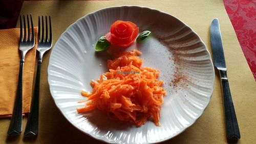 carotine alla coreana... gnam gnam at Il Giardino del Sole in Borgofranco Divrea